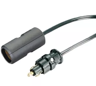 12v Adapter Norm Plugg --> Uni Plugg M/kabel 30cm