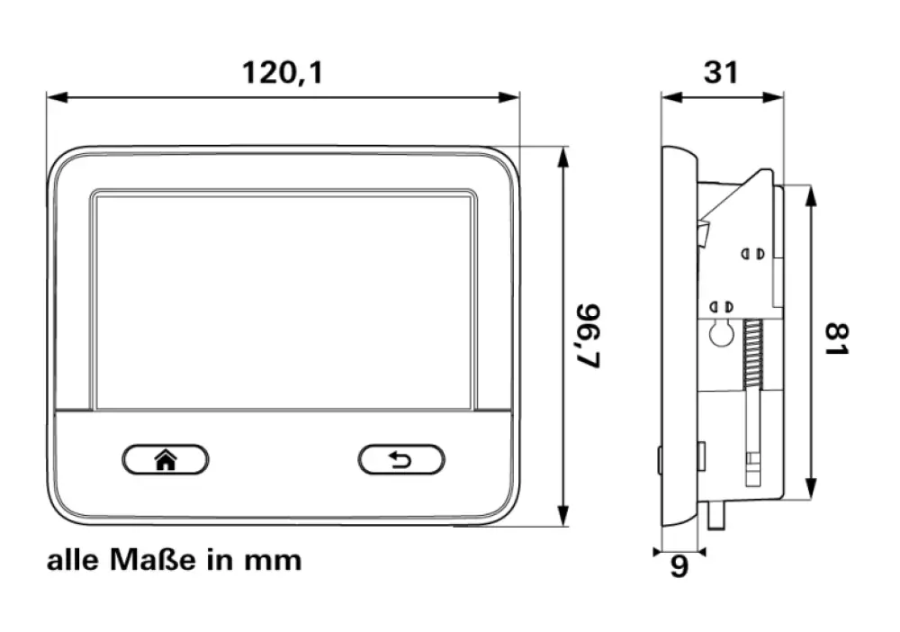 Manøverpanel iNet X, 4052816043074, 1620144632, ELEKTRISK, Diverse elektrisk, Truma, NEPTUS AS, 36413-01