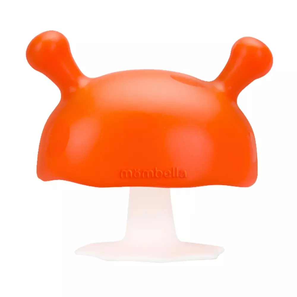 MOMBELLA MIMI MUSHROOM - ORANGE, 5060666870084, 1620144887, Kos, Velvære barn, TIRRTOYS AS, 103424, Den populære biteleken som gir ro til både store og små.Fra 0-8 mnd