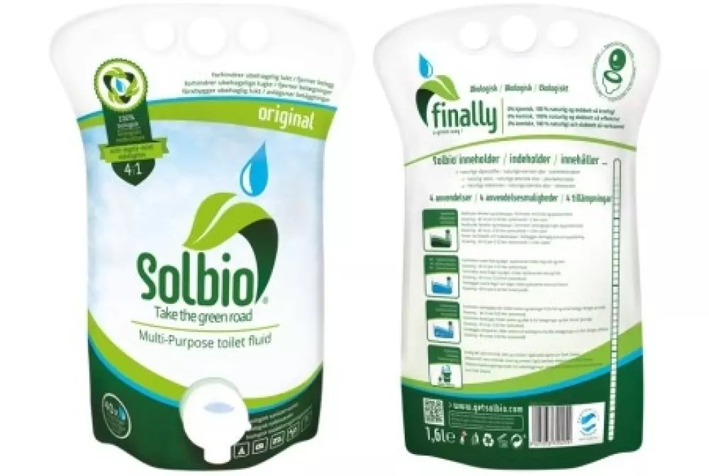 Solbio 100% organisk toalettvæske Ca 40 doser, 1,6 l 30086 5425033720254 VANN OG TOALETT Toalett