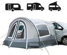 Telt og teltutstyr til din bobil, campingvogn eller campingbil