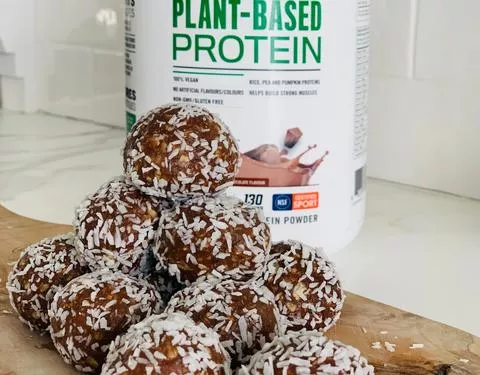 Chocolate Peanut Butter Cup Protein Balls
