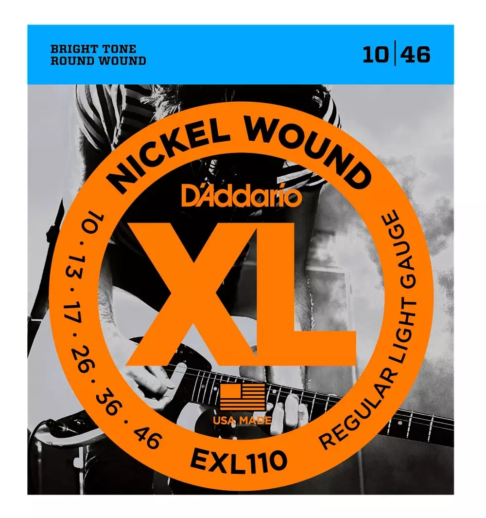 STRENGESETT, EL-GITAR, D'ADDARIO EXL, 010-046, EXL110, 019954141271, 108960, INSTRUMENTER