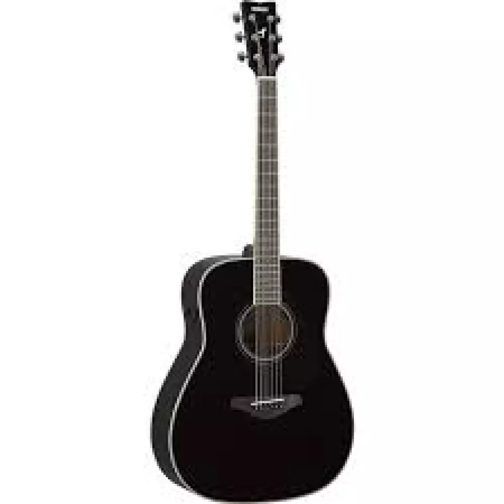 AKUSTISK GITAR, YAMAHA FG-TA TRANSACOUSTIC, SORT, 212118, INSTRUMENTER