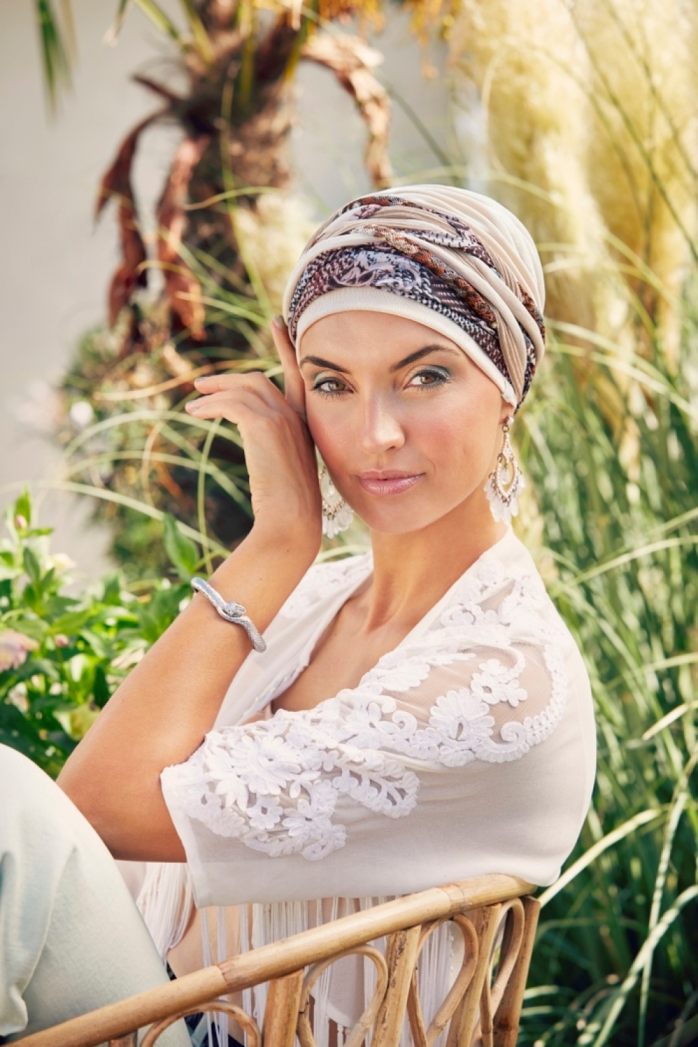 3032-0732 Scarlett - Boho Turban set