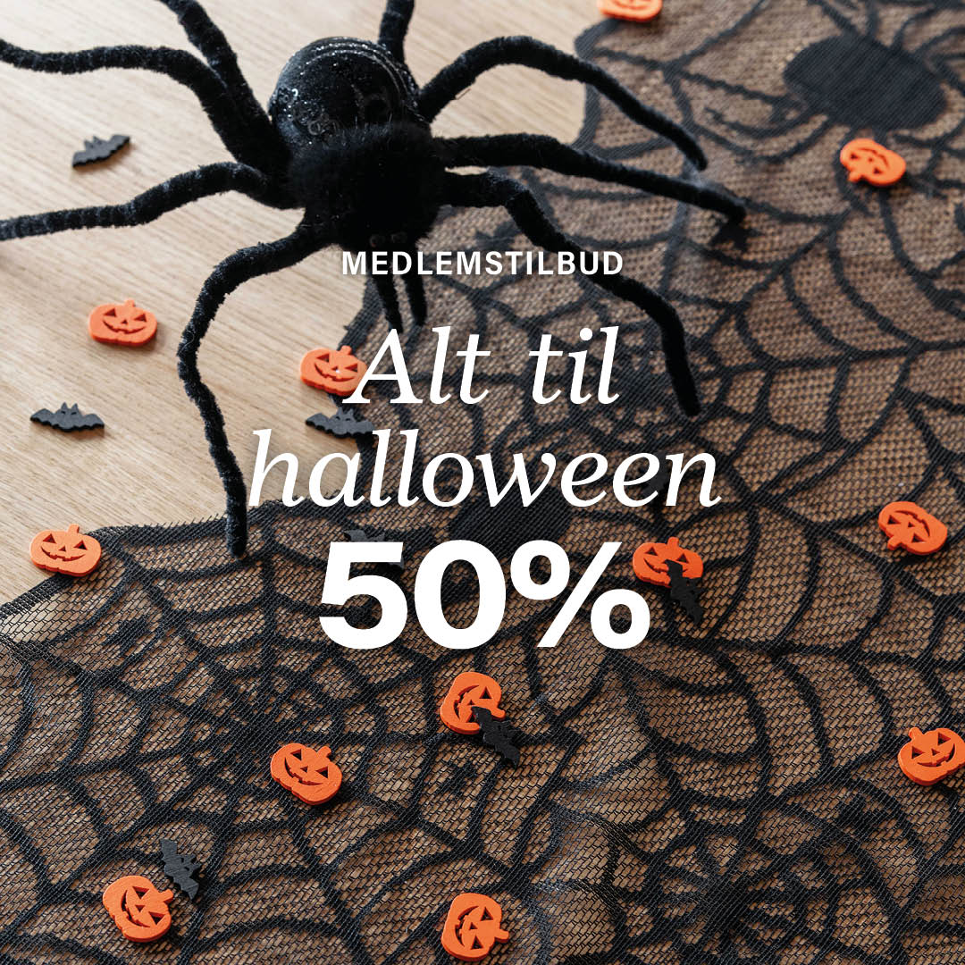 Medlemstilbud Halloween 50%