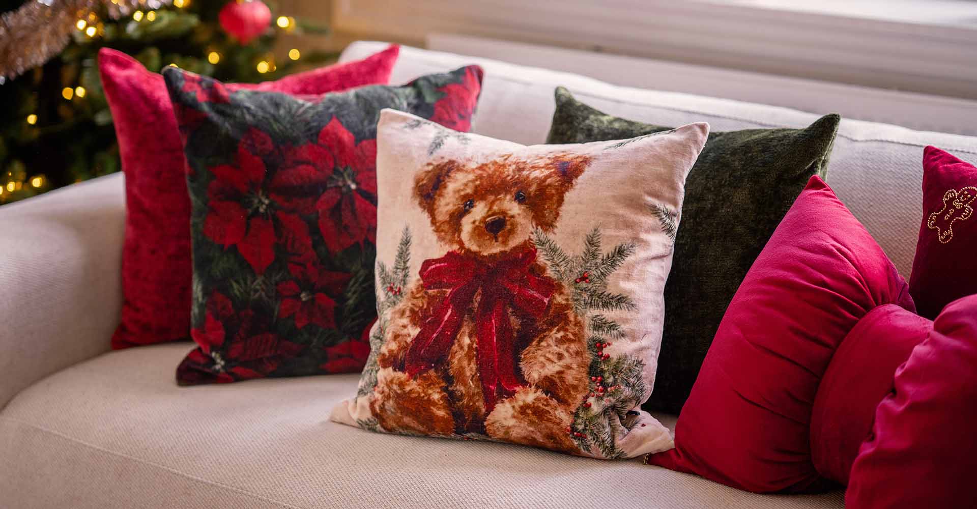 Juleputetrekk i sofa