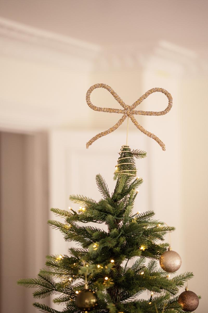 Toppsløyfe på juletre