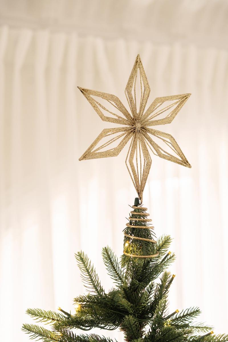 Toppstjerne på juletre