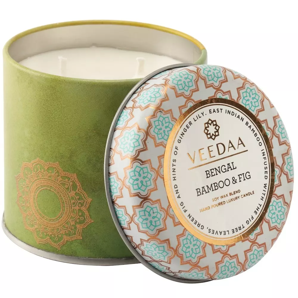 VE Mason Tin 2 Wick, Bengal Bamboo & Fig