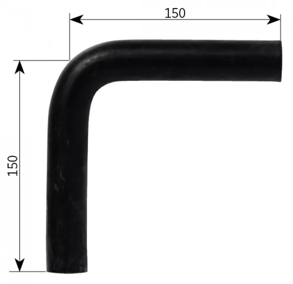 Gummivinkel 22 mm 150x150mm, 1900008, ALDE HOVEDPRODUKTER, Monteringsdetaljer, Alde International Systems AB