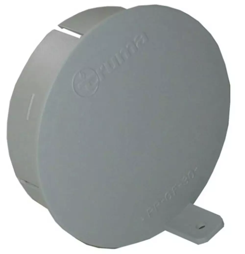 Blendelokk grå, 4052816014531, 40391-01, TRUMA RESERVEDELER, Truma Gerätetechnik GmbH & Co KG, Duct cover RD, agate grey, Ø 65/72 mm