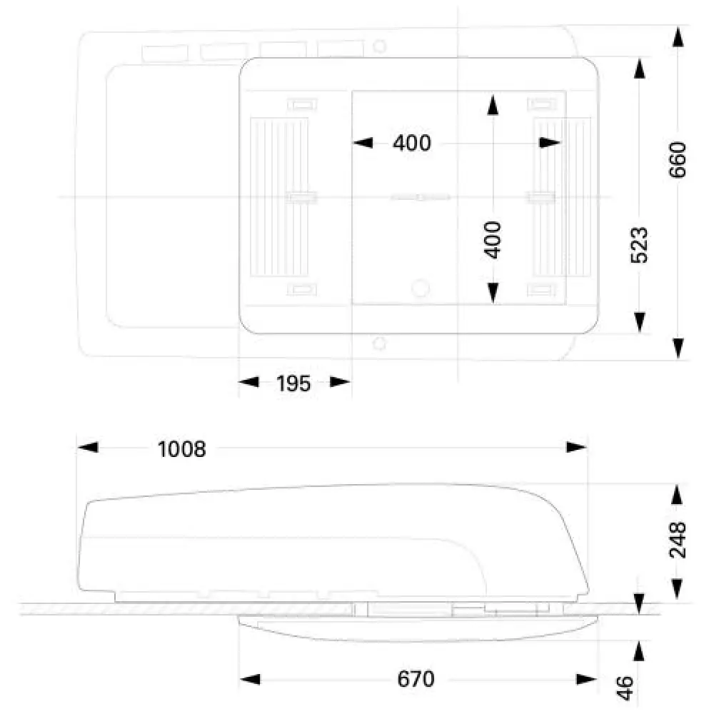 Aventa Comfort 2400, 4052816014845, 44091-01, TRUMA SPESIALPRODUKTER, Aircondition, Truma Gerätetechnik GmbH & Co KG, Aventa comfort external, Takmontert klimaanlegg med varmepumpe