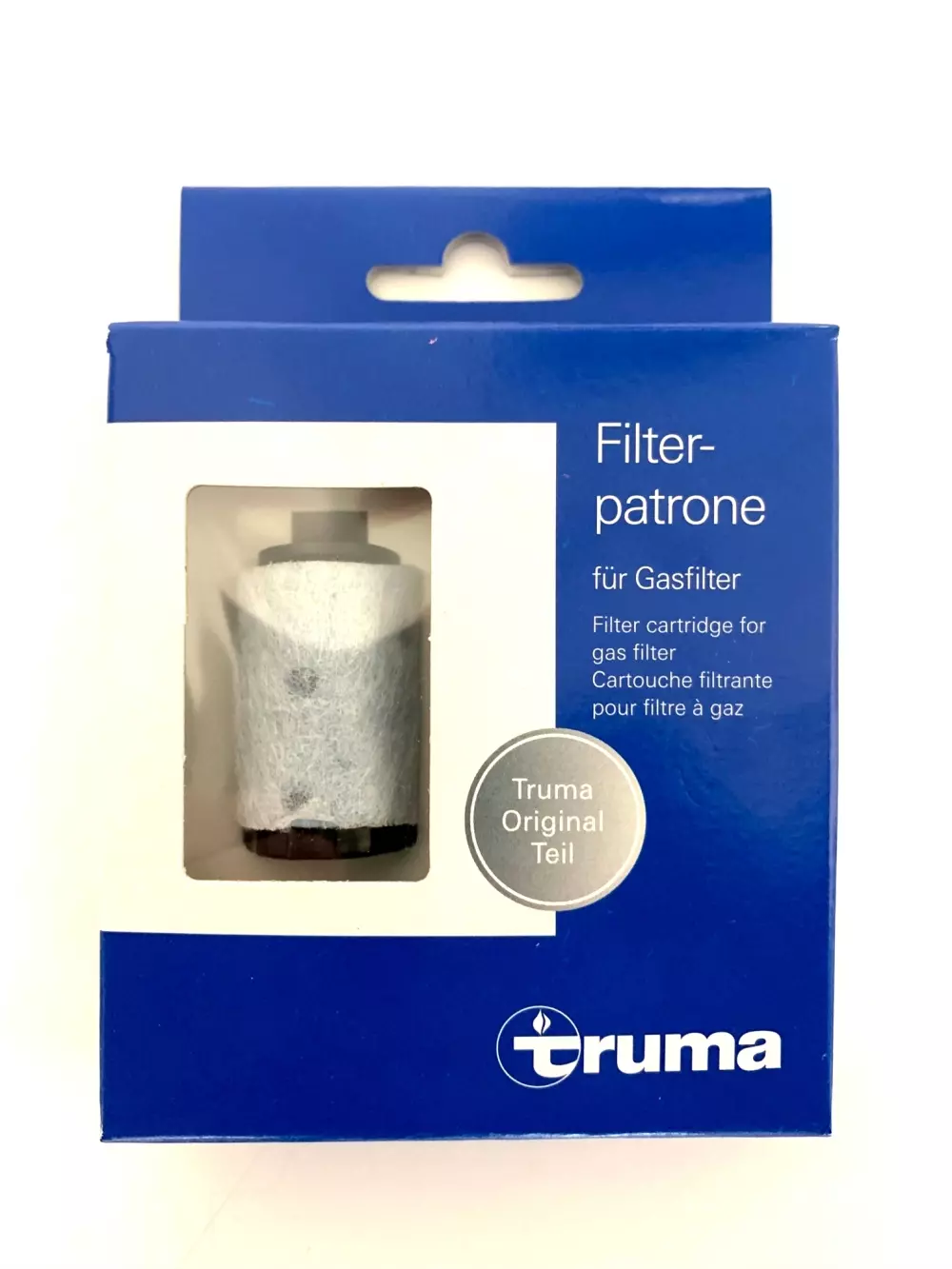 Patron til gassfilter gammel type, 4052816038575, 50680-02, TRUMA HOVEDPRODUKTER, Gassforsyning, Truma Gerätetechnik GmbH & Co KG, Gas filter replacement cartridge, Passer gamle typen gassfilterholder H=94 mm.