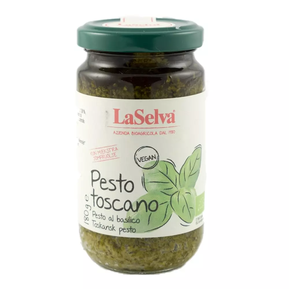 Pesto Toscano 180g. Øko - La Selva, 8053323640165, 8018759000372, Pesto, grønn, La Selva Bio, 250063