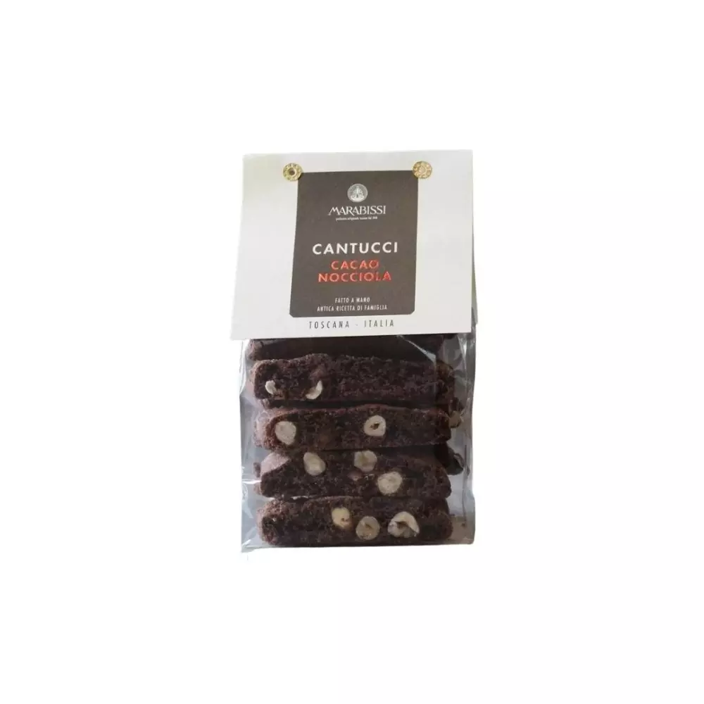 Cantucci Cacao Hasselnøtt TOP 250g - Marabissi Cantucci CacaoNocciole 250g 01285 Søtkjeks & Kaker cantucci Marabissi Srl