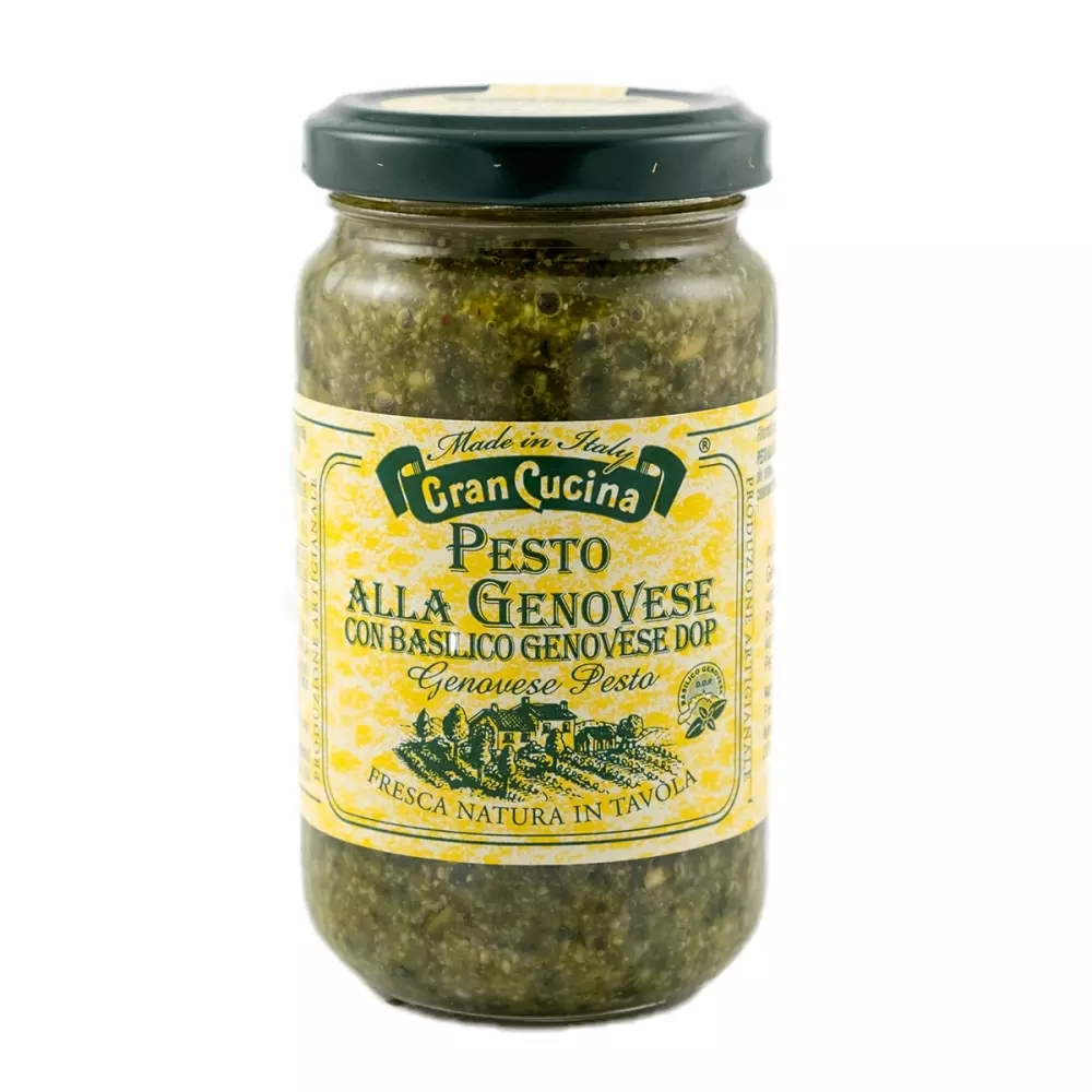 Pesto alla Genovese 180 g- Gran Cucina 750 8032615270402 grønn