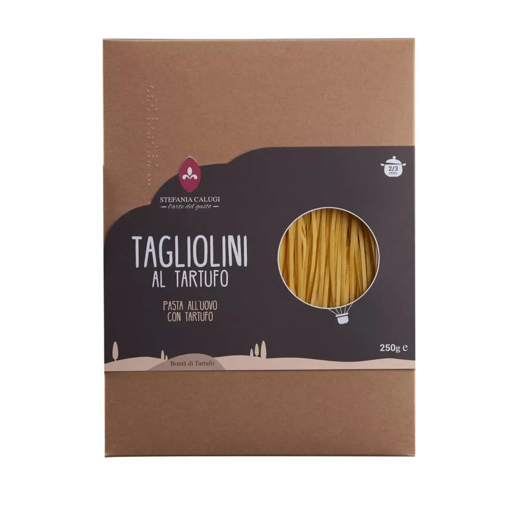 Tagliolini al tartufo (250g) - Calugi, 8031026700010, 80748960, Trøffel og sopp, Trøffel, Calugi s.r.l., TAGLIERTART, Tagliolini med smak av trøffel - Calugi