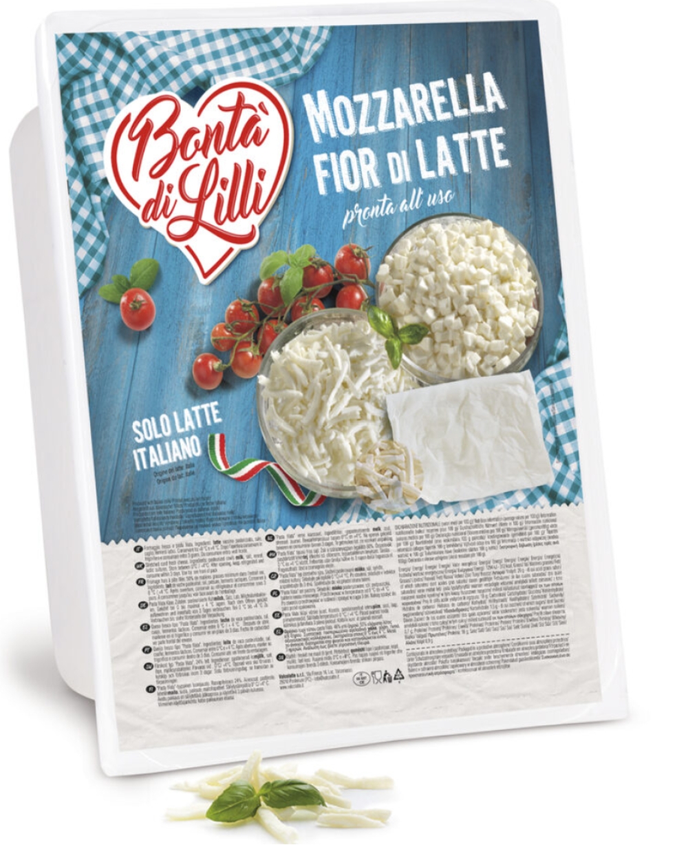 Mozzarella Julienne 2,5 Kg - Valcolatte, 80750100, Fersk Ost, Mozzarella til Pizza, Valcolatte, 106031809