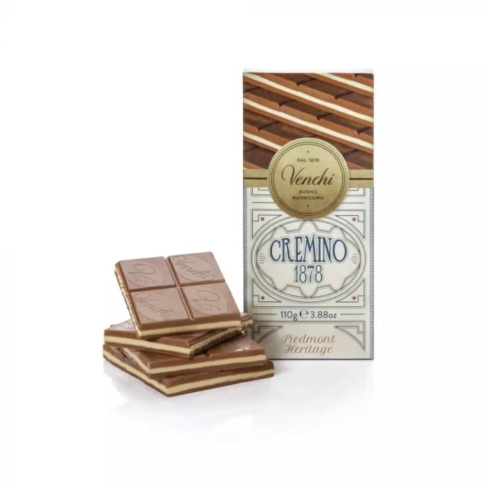Cremino 1878 110g - Venchi, 8002996303075, 80750405, Sjokolade, plater, Venchi S.p.A., 116209, Høykvalitets sjokolade fra Piemonte