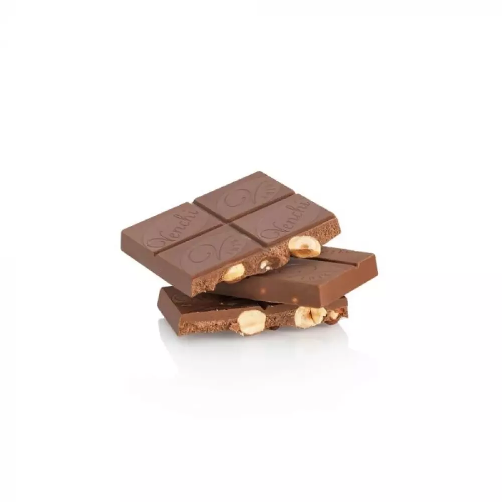 Cioccolata a latte con Nocciole 110g - Venchi, 8002996303136, 80750407, Sjokolade, plater, Venchi S.p.A., 116207, Høykvalitets sjokolade fra Piemonte