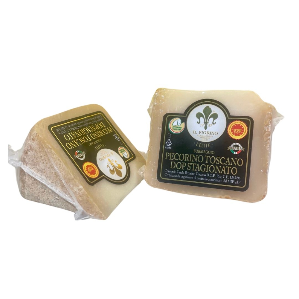 Pecorino Toscano DOP Stagionato Porzionato ca 200gr - Il Fiorino\, 809951318, Lagret Ost, Pecorino, Caseificio il Fiorino s.r.l., 08.012.10