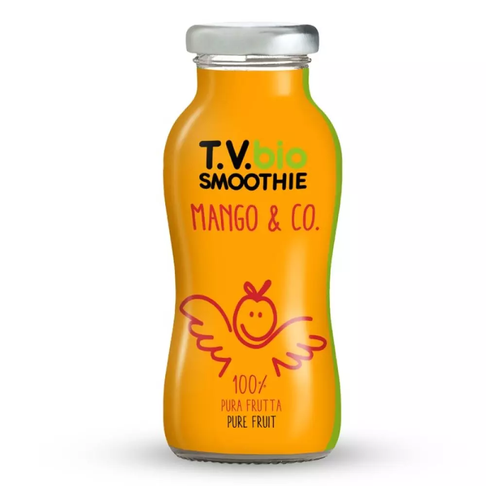 Smoothie Mango & Co. ØKO 200ml - Bevande Futuriste 100% frukt. Økologisk. Uten sukker. Mango & co. Smoothies - Organic T20V03 8056389260131 Brus, Kullsyre, Smoothies Bevande Futuriste