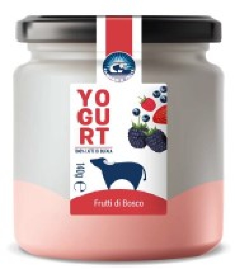 Yoghurt di bufala al Frutti di bosco 140g - Campania felix, 809951925, Andre Meieriprodukter, Yoghurt, Campania Felix, YFBN0140CFVV0140C080, Yoghurt med bær laget på bøffelmelk