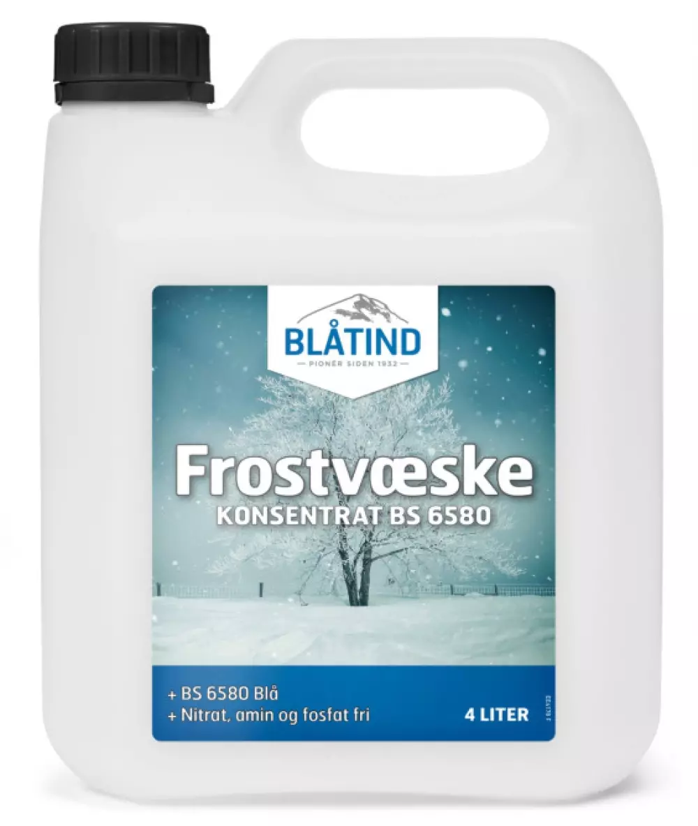 Frostvæske konsentrat Blå 4 liter, 1041366, FLAK AS, Frostvæske konsentrat, blå 4 l - Blåtind