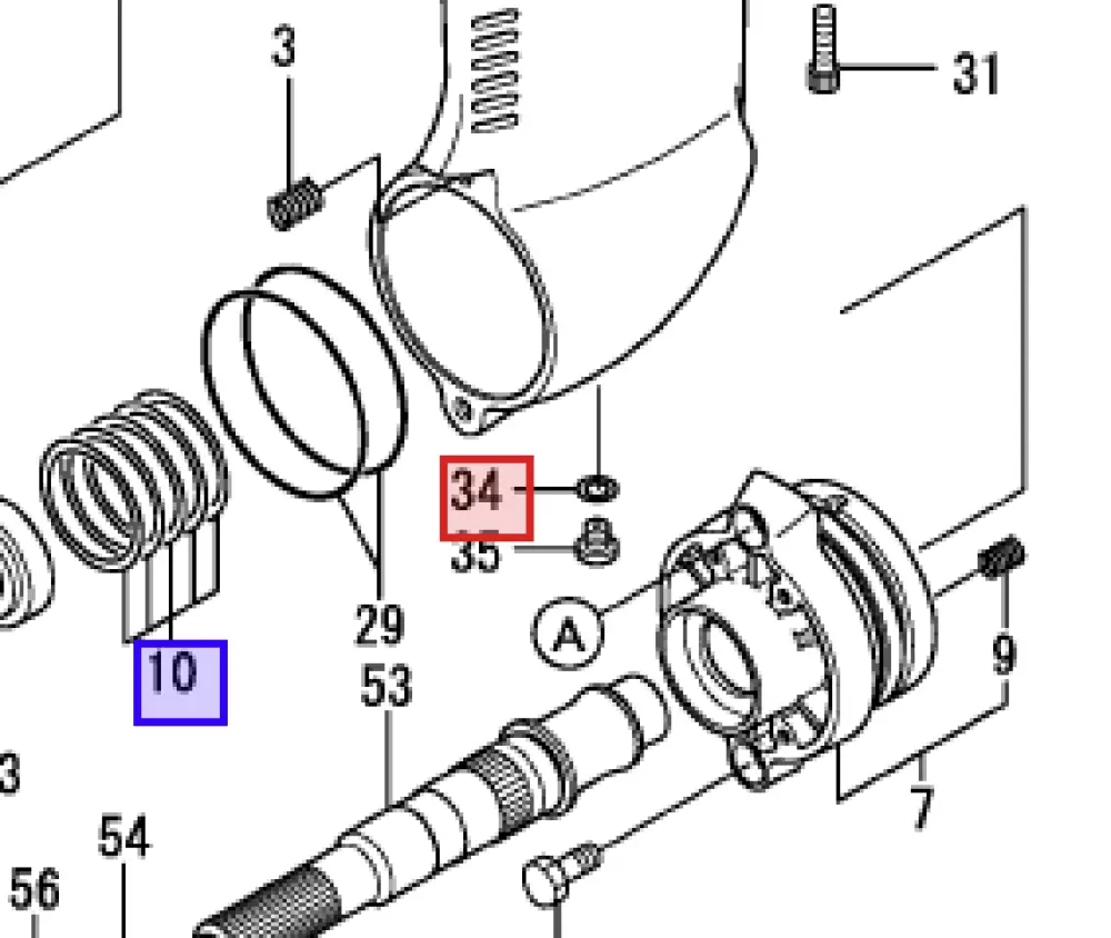 O,RING AVTAPPING SD40, 4554053886655, Y189010-01130, Yanmar Europe BV, GASKET, 189010-01130, SD40;SD50