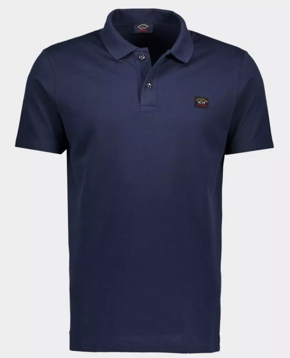 PAUL & SHARK - MEN'S KNITTED POLO SHIRT C.W. COTTON, POLO & RUGBY, KORT ARM, PAUL & SHARK, C0P1001_13, HERRE, OUTSIDE:100%COTTON, BLUE