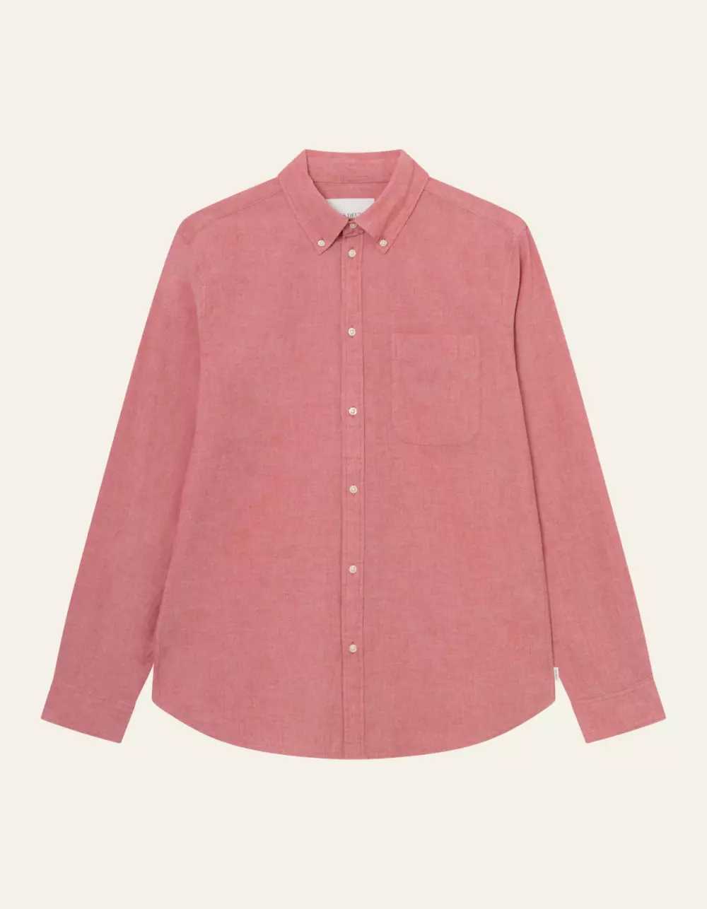 Les Deux - Kent Chambray Shirt - Burnt Red, SKJORTER, FRITIDSKJORTER, LES DEUX, LDM410179_634634, Shirt, HERRE, Burnt Red