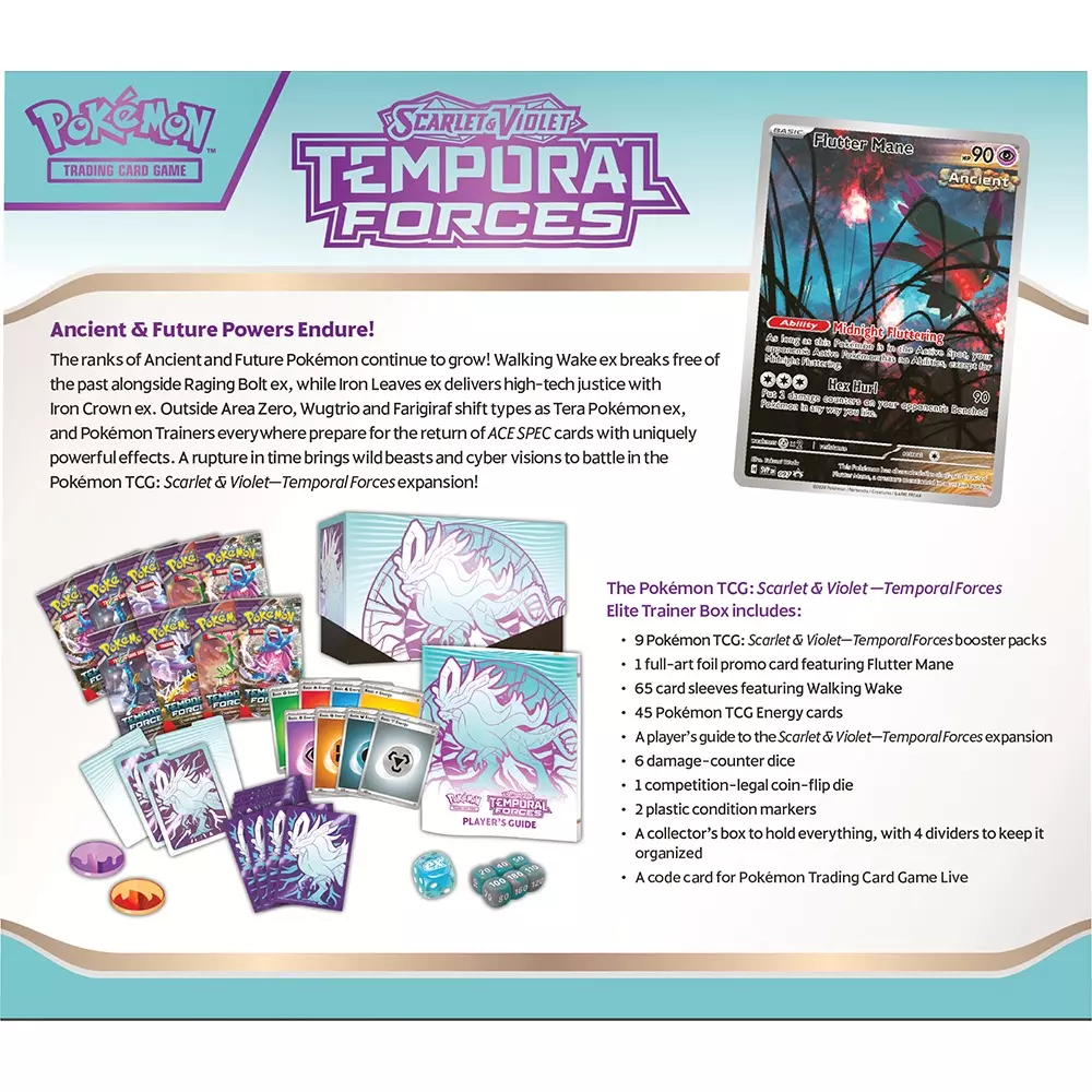 POKEMON ELITE TRAINER BOX SV5 TEMPORAL F