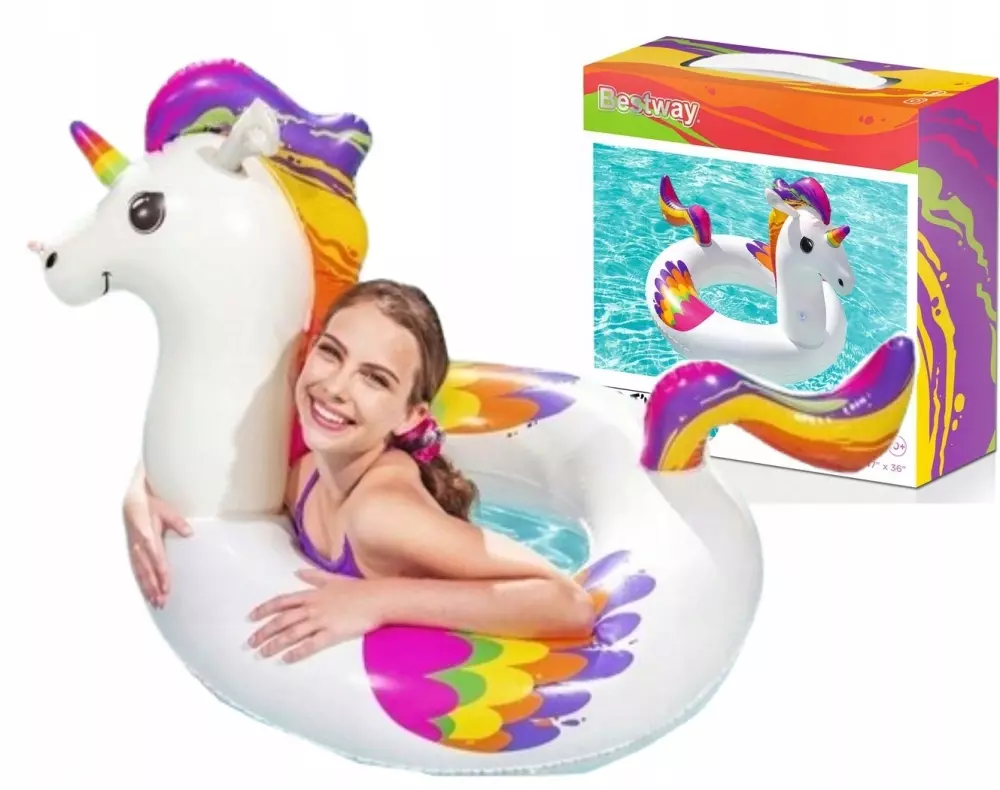 RIDE ON UNICORN BESTWAY 119X91CM