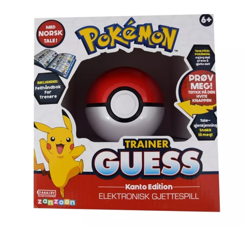 POKEMON - GUESS (NORSK VERSJON), 3760145062505, 1000035800, Pokémon, Pokémon produkter diverse, P5000684, FH-P5000684