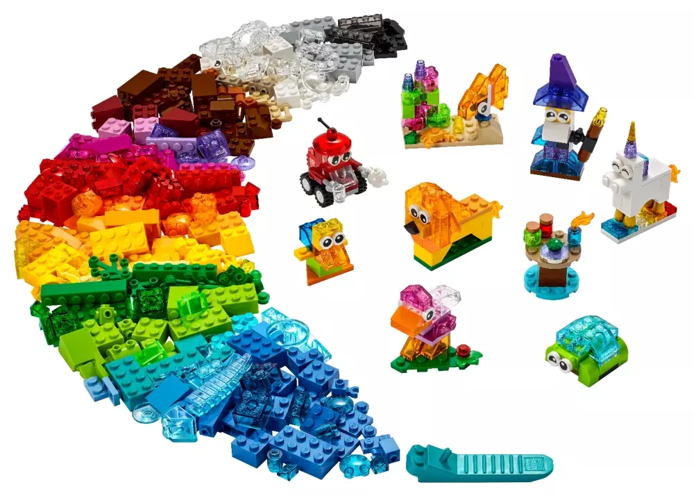 LEGO 11013 KREATIVITET MED GJENNOMSIKTIG, 5702016888720, 1000036120, LEGO®, Lego Classic, 11013, LE-11013