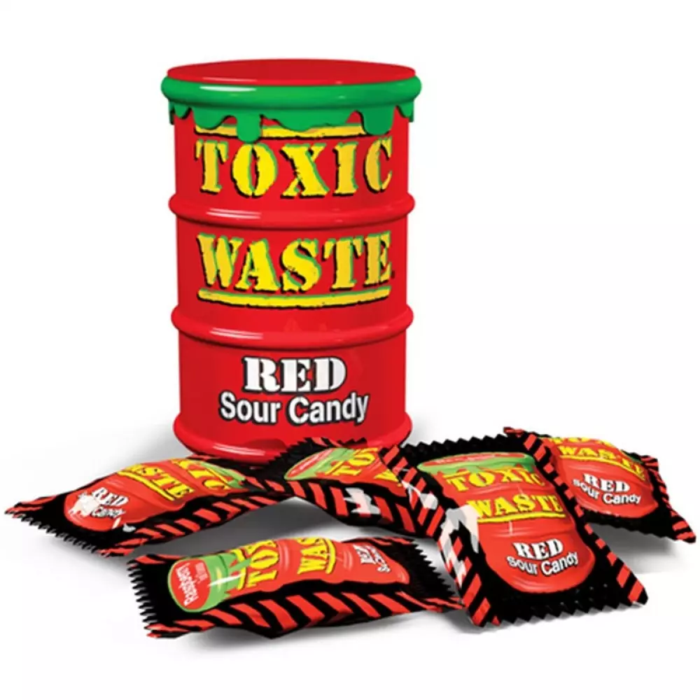 TOXIC WASTE REDBARREL 1X12, 5060045059994, 1000039411, Spise og drikke, Godteri, 182001, GO-182001