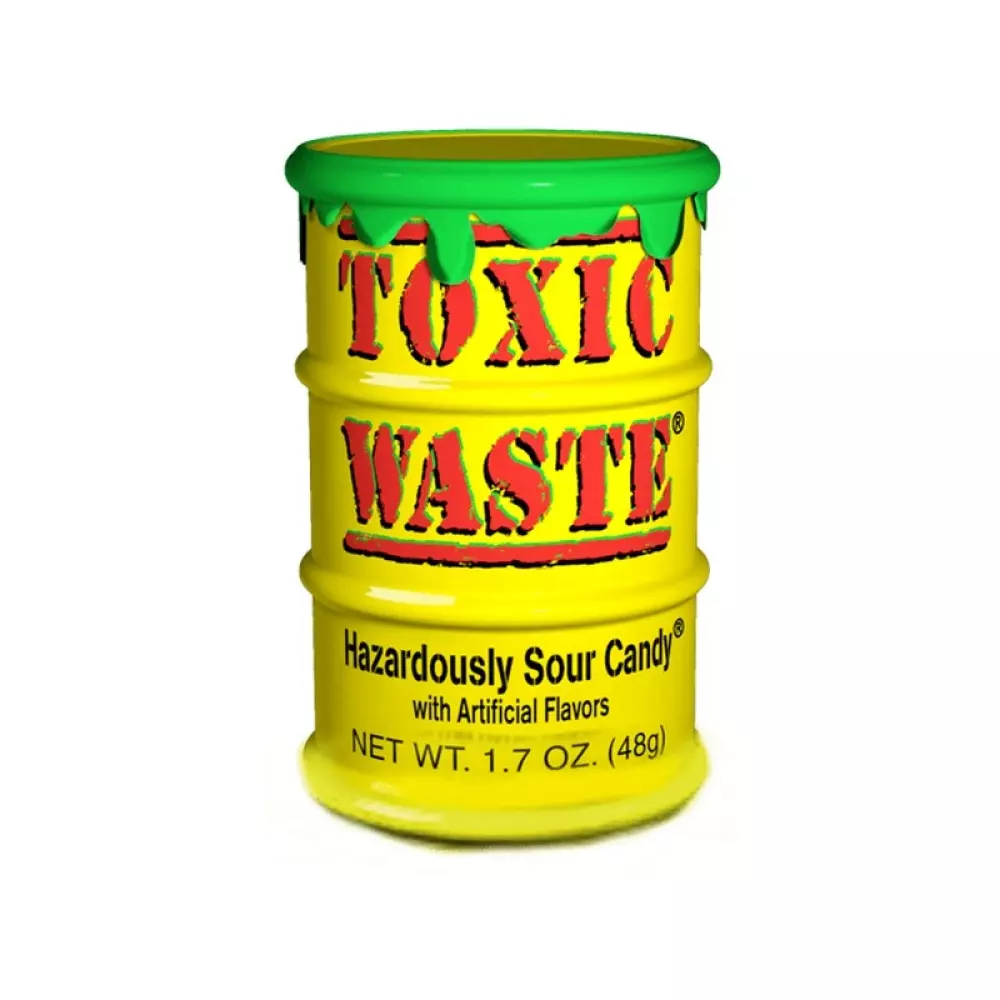 TOXIC WASTE YELLOW 1X12, 89894834106, 1000040798, Spise og drikke, Godteri, 219410, GO-219410