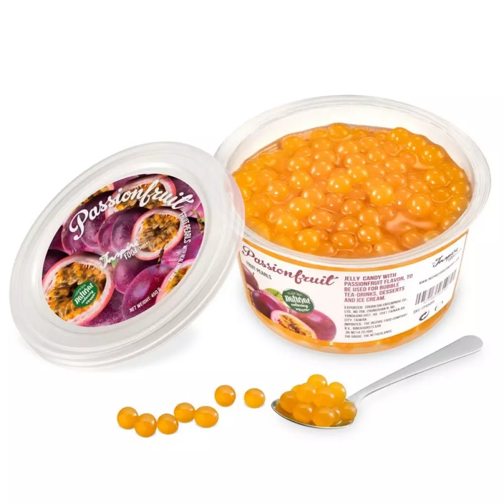 POPPING BOBA PASSION FRUIT 450G, 4710007520369, 1000041034, Spise og drikke, Popping boba, 347-006