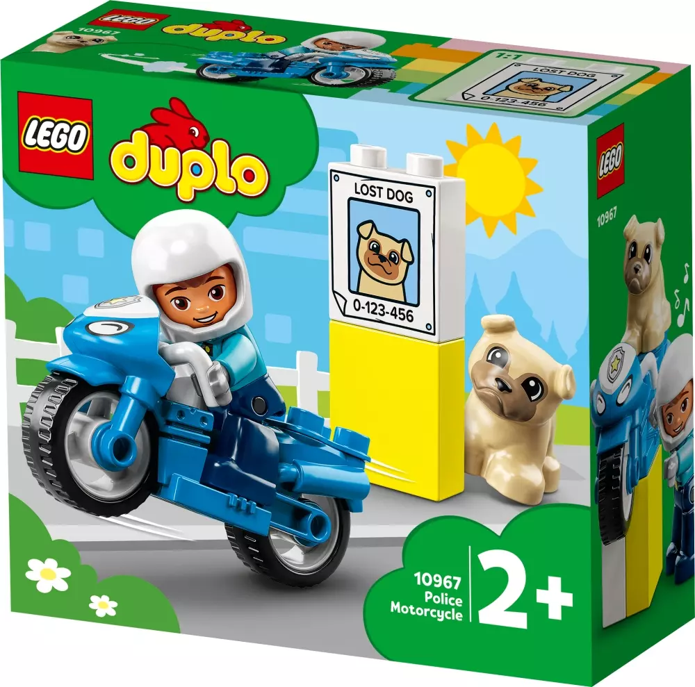 LEGO 10967 POLITIMOTORSYKKEL, 5702017153636, 1000041054, LEGO®, Duplo, 10967, LE-10967