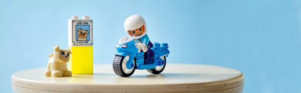 LEGO 10967 POLITIMOTORSYKKEL, 5702017153636, 1000041054, LEGO®, Duplo, 10967, LE-10967