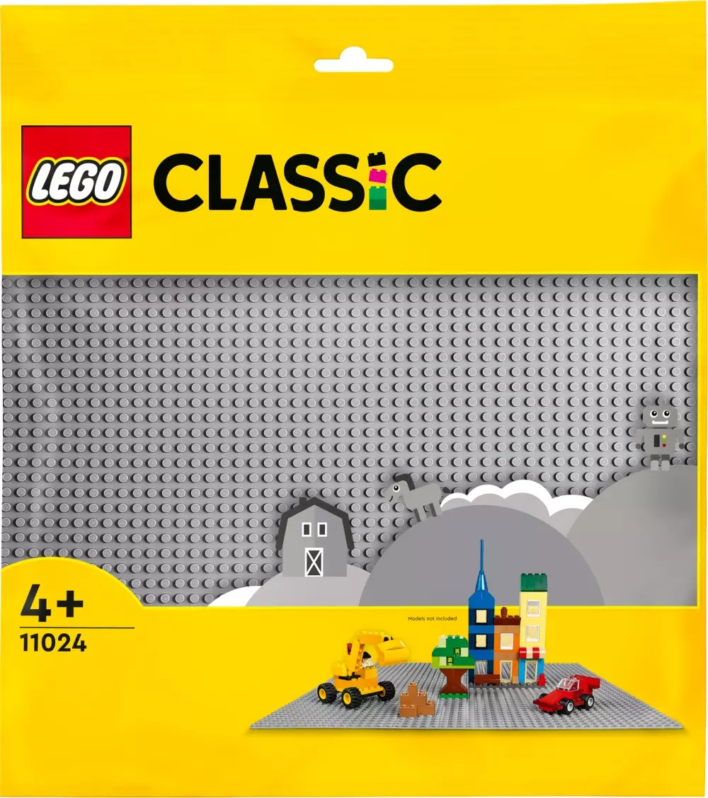 LEGO 11024 GRÅ BASISPLATE, 5702017185279, 1000041062, LEGO®, Lego Classic, 11024, LE-11024