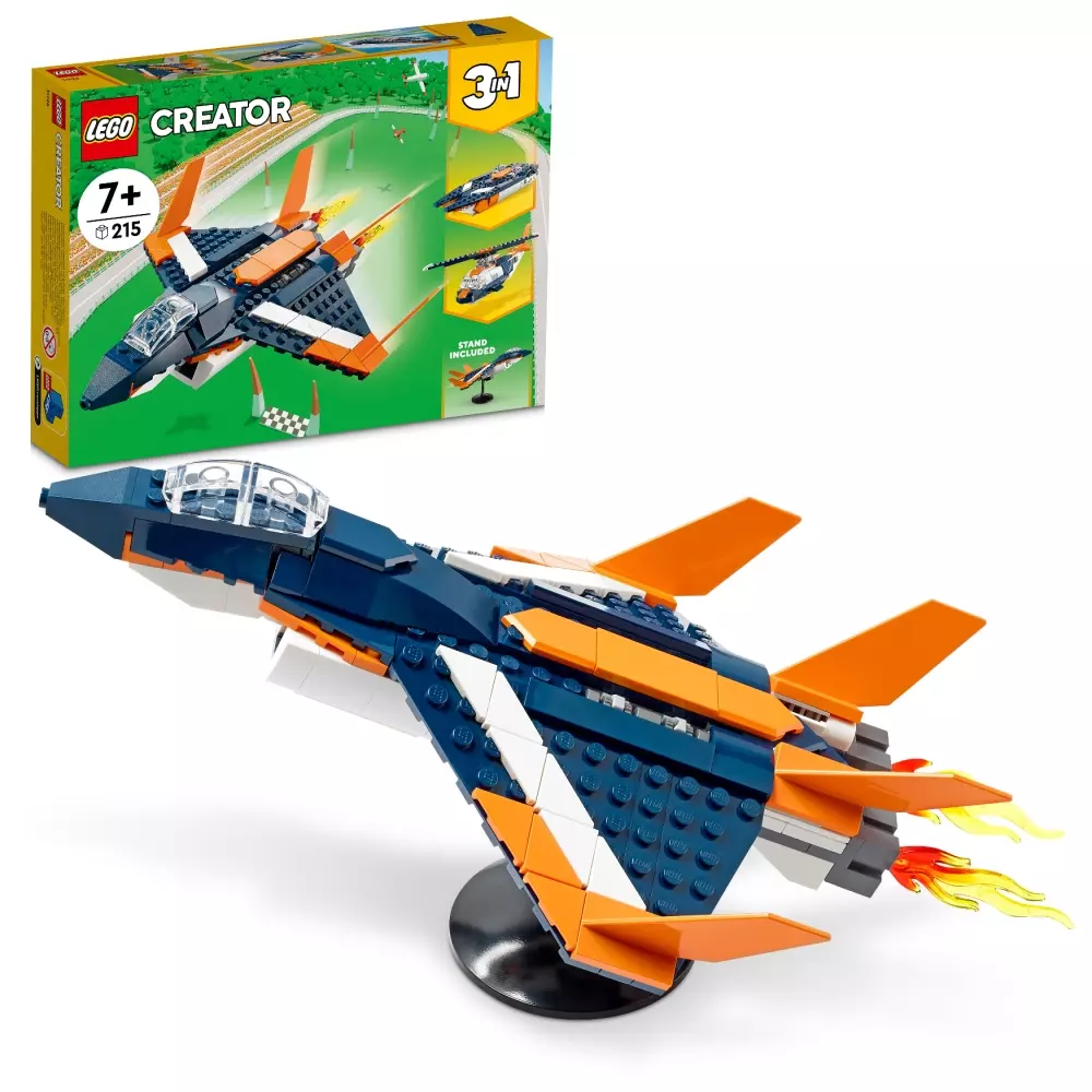 LEGO 31126 SUPERSONISK JETFLY, 5702017117447, 1000041068, LEGO®, Lego Creator, 31126, LE-31126