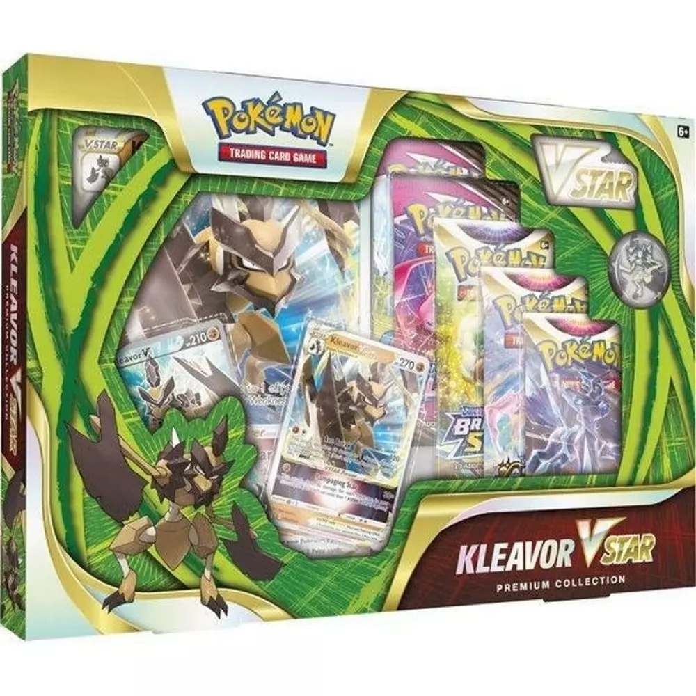 POKEMON BOX PREMIUM VSTAR KLEAVOR, 820650850431, 1000042347, Inneleker, Samlekort, POKEMON, POK85043, AS-POK85043