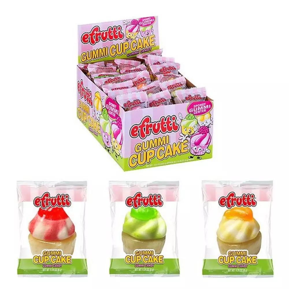 EFRUTTI GUMMI CUPCAKE 8G, 813805000034, 1000042666, Spise og drikke, Godteri, 003