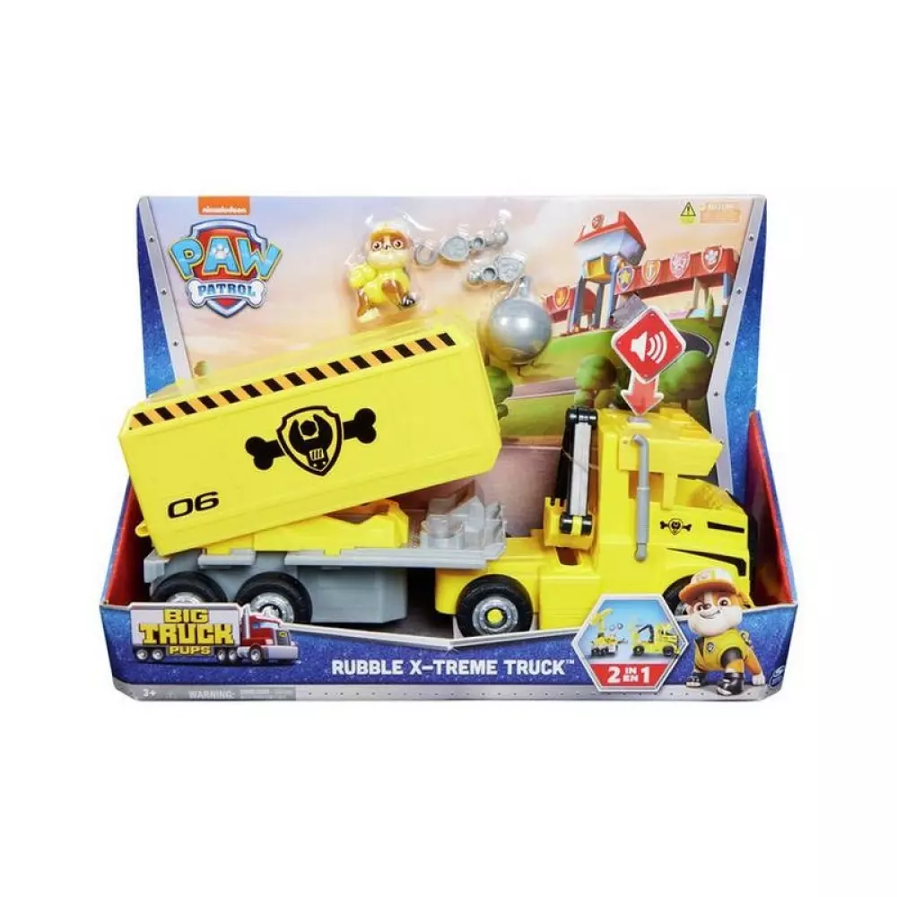 PAW PATROL BIG TRUCKS RUBBLE, 778988424063, 1000043788, Kjente Barneserier, Paw Patrol, PAW PATROL, 6064242, MA-6064242