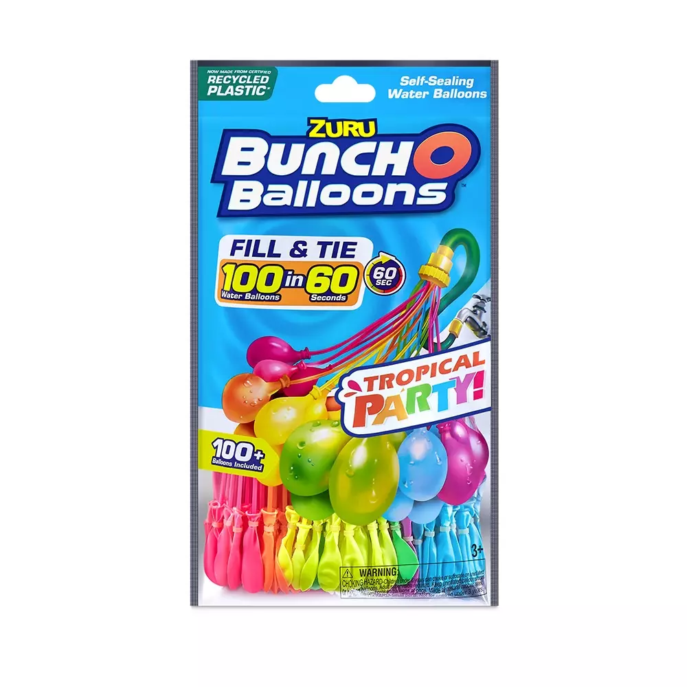 BUNCH O BALLONS- TROPICAL PART, 3PK FOIL, 4894680025127, 1000045260, Uteleker, Vannleker, 56480UQ1Y, ZU-56480UQ1Y