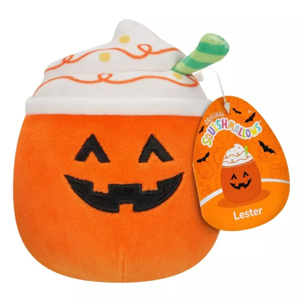 SQUISHMALLOWS 19CM HALLOWEEN LESTER, 196566214248, 1000047565, Inneleker, Bamser og myke leker, SQUISHMALLOWS