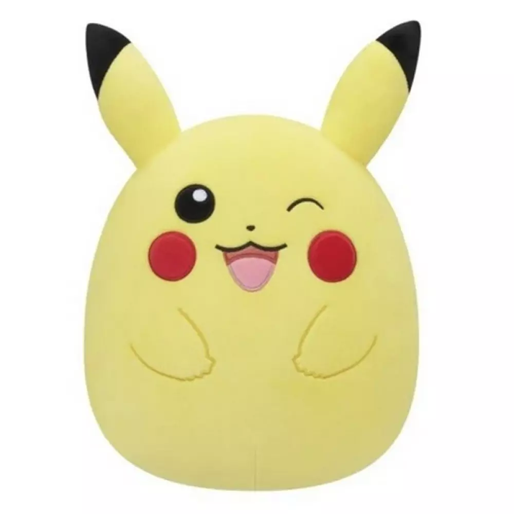 POKEMON SQUISHMALLOWS PLYSJ PIKACHU M/BL, 196566195448, 1000047790, Inneleker, Bamser og myke leker, SQUISHMALLOWS, PSQPK00042, FH-PSQPK00042