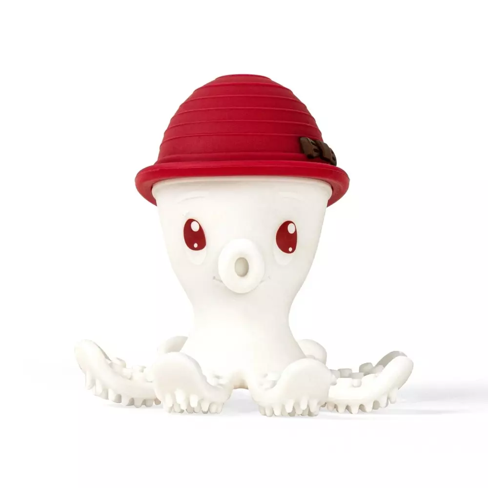 MOMBELLA OCTOPUS - RØD, 5060666870534, 1000100270, Inneleker, For de minste, MOMBELLA, 104080, Den originale Ollie blekkspruen- fra 5+ mnd.